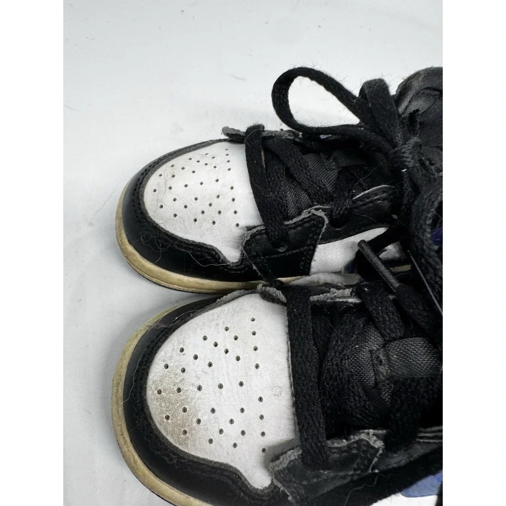 Nike Air Jordan 1 Mid Racer Blue White Black TD Toddler Size 7C SB22
